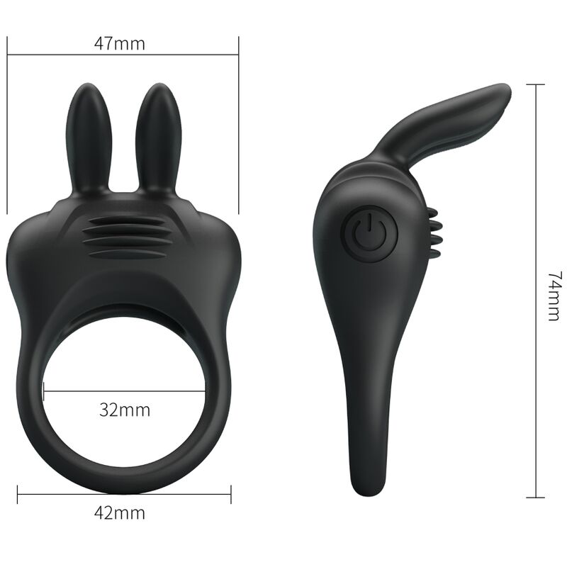 PRETTY LOVE - DAVION RABBIT VIBRATORRING – Bild 4