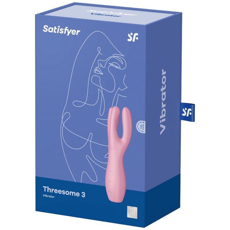 SATISFYER - THREESOME 3 VIBRATOR ROSA – Bild 4