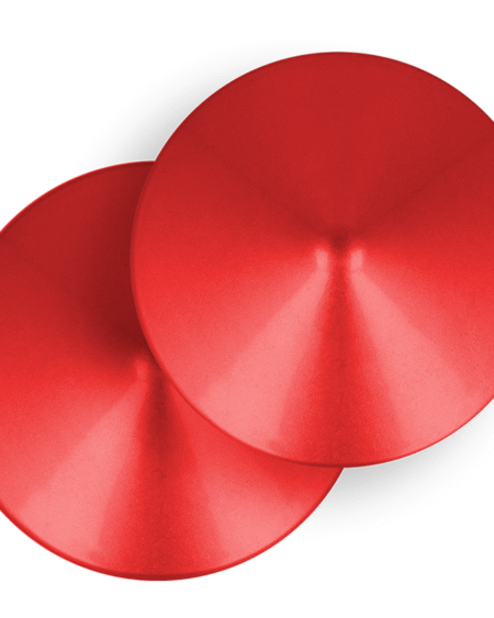 OHMAMA FETISH RED CIRCLE NIPPLE COVER