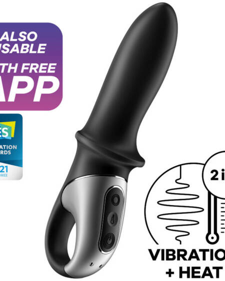 SATISFYER - HOT PASSION ANAL VIBRATOR APP SCHWARZ