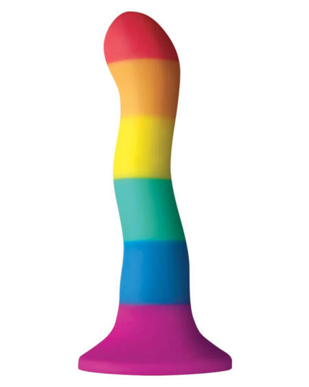 PRIDE - LGBT FLAGGE DILDO WELLE 17 CM
