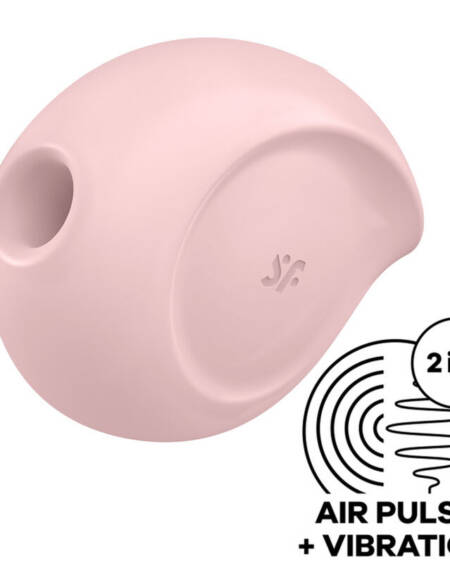 SATISFYER - SUGAR RUSH AIR PULSE STIMULATOR & VIBRATOR ROSA