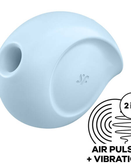 SATISFYER - SUGAR RUSH AIR PULSE STIMULATOR & VIBRATOR BLAU