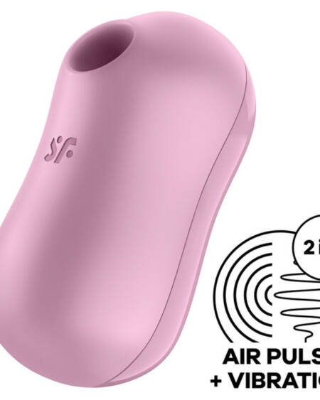 SATISFYER - COTTON CANDY AIR PULSE STIMULATOR & VIBRATOR LILA