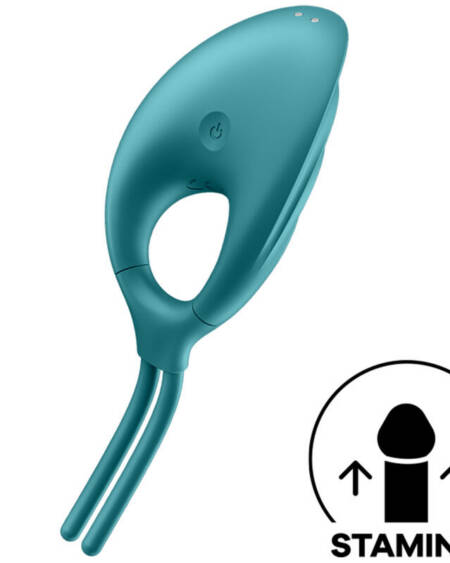 SATISFYER - SWORDSMAN RINGVIBRATOR GRÜN