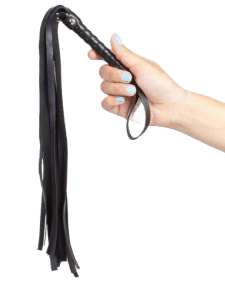 SECRETPLAY - SCHWARZE BONDAGE-PEITSCHE BDSM-KOLLEKTION