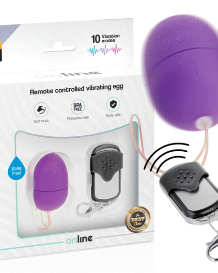 ONLINE - FERNBEDIENUNG VIBRIERENDE EIER S LILA