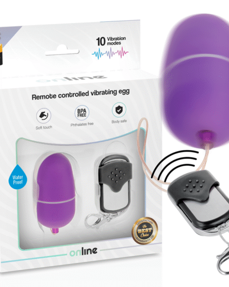 ONLINE - FERNBEDIENUNG VIBRIERENDES EI M LILA
