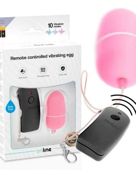 ONLINE - VIBRIERENDES EI MIT ROSA FERNBEDIENUNG