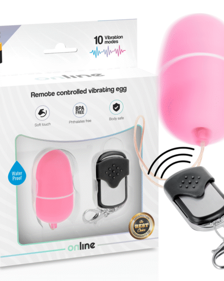 ONLINE - FERNBEDIENUNG VIBRIERENDES EI M ROSA