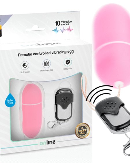 ONLINE - FERNBEDIENUNG VIBRIERENDES EI L ROSA