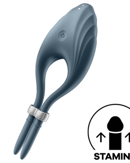 SATISFYER - DUELIST RINGVIBRATOR GRAU