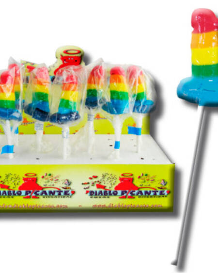 PRIDE - GUMMI-LUTSCHER-PENIS LGBT