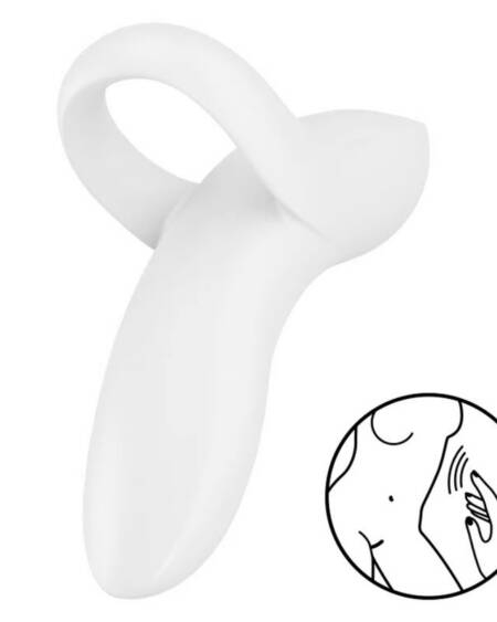 SATISFYER - BOLD LOVER FINGERVIBRATOR WEISS