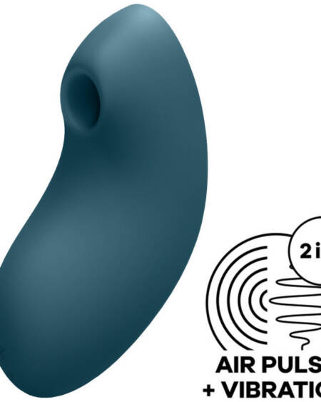 SATISFYER - VULVA LOVER 2 LUFTPULSSTIMULATOR & VIBRATOR BLAU