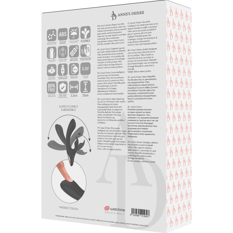 ANNE'S DESIRE - RABBIT FERNBEDIENUNGSTECHNOLOGIE WATCHME SCHWARZ/GOLD – Bild 13