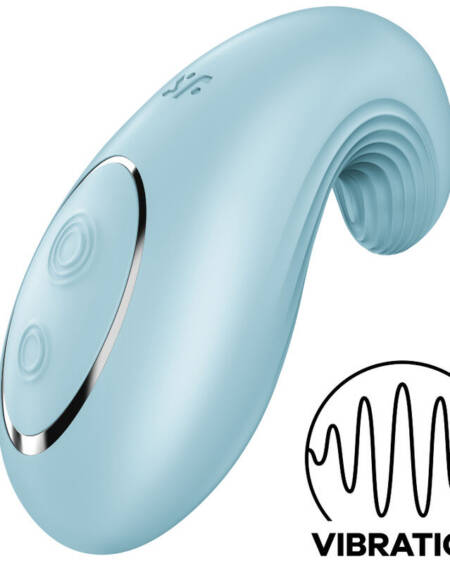 SATISFYER - DIPPING DELIGHT AUFLEGVIBRATOR BLAU