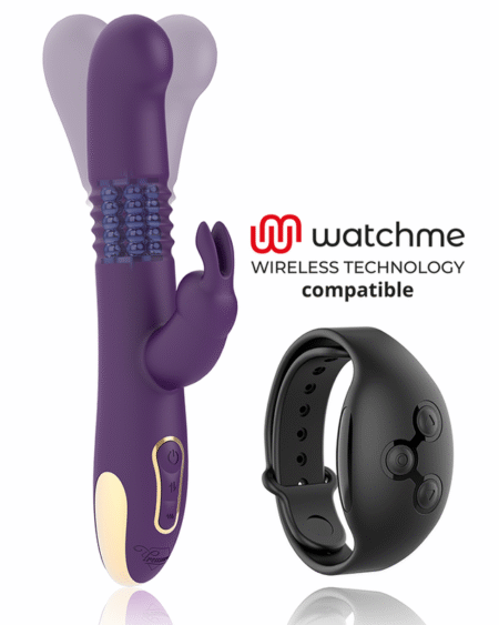 TREASURE - BASTIAN RABBIT UP & DOWN, ROTATOR & VIBRATOR KOMPATIBEL MIT WATCHME WIRELESS TECHNOLOGY