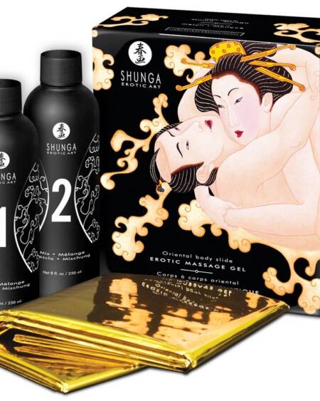 SHUNGA - ORIENTALISCHES MELONE-MANGO-EROTISCHES KÖRPER-ZU-KÖRPER-MASSAGEGEL
