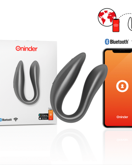 ONINDER - LISBOA G-SPOT- UND KLITORALSTIMULATOR SCHWARZ - KOSTENLOSE APP
