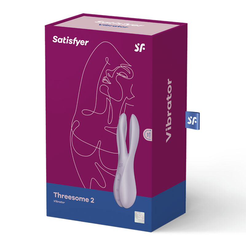 SATISFYER - THREESOME 2 VIBRATOR VIOLETT – Bild 5