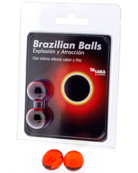 TALOKA - 2 BRASILIANISCHE BLLE, HEISSES UND KALTES EFFEKT, AUFREGENDES GEL