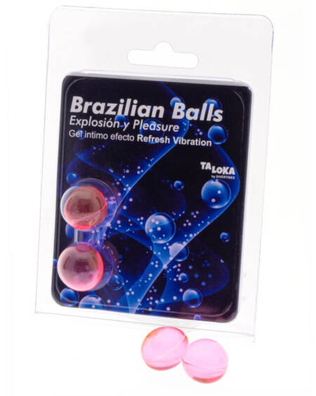 TALOKA - 2 BRASILIANISCHE BLLE, ERFRISCHENDES VIBRATIONSEFFEKT, AUFREGENDES GEL