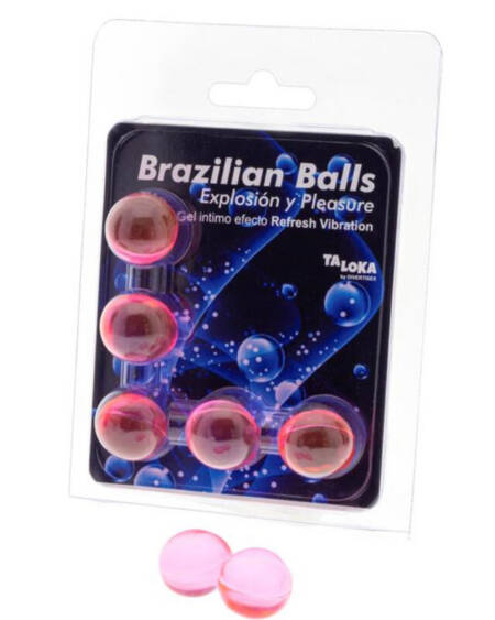 TALOKA - 5 BRASILIANISCHE BLLE, ERFRISCHENDES VIBRATIONSEFFEKT, AUFREGENDES GEL