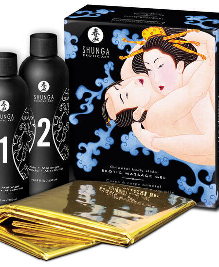 SHUNGA - ORIENTALISCHES BODY-TO-BODY-EROTISCHES MASSAGEGEL MIT EXOTISCHEN FRÜCHTEN
