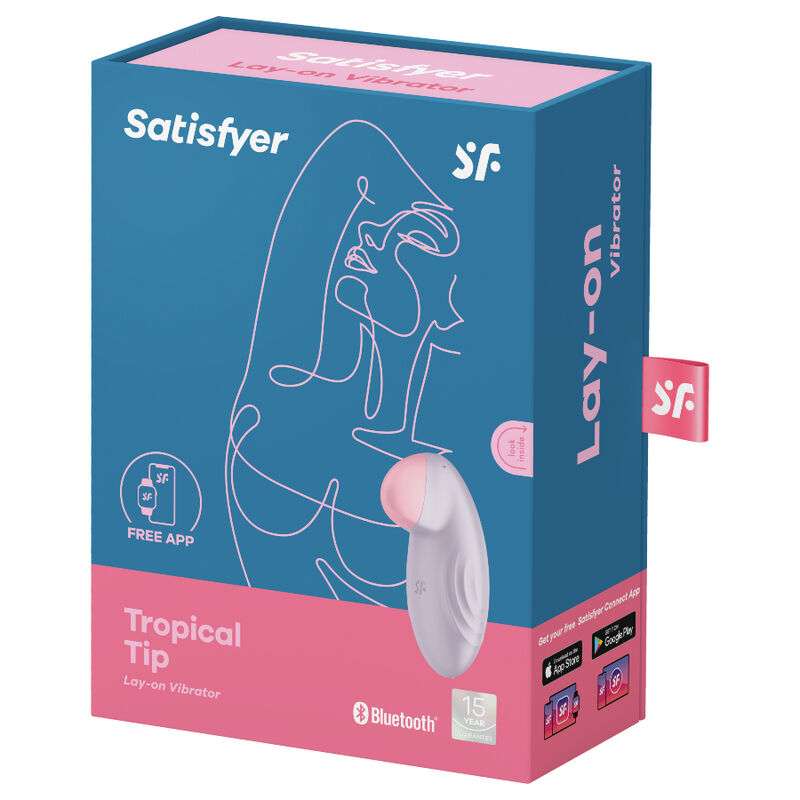 SATISFYER - TROPICAL TIP AUFLEGVIBRATOR LILA – Bild 5