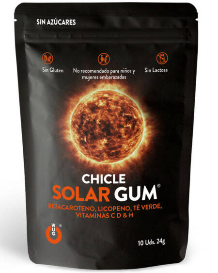 WUG GUM - SOLAR GUM SUN TANNING 10 UNITS