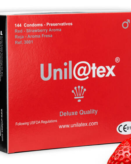 UNILATEX - RED / STRAWBERRY PRESERVATIVES 144 EINHEITEN