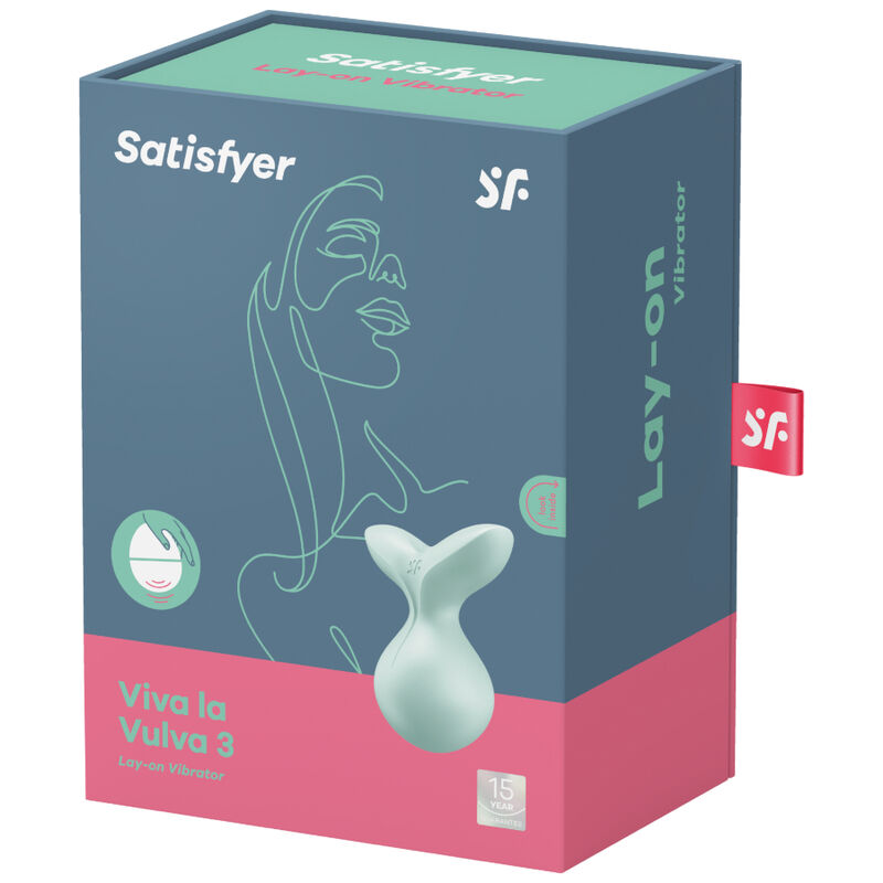 SATISFYER - VIVA LA VULVA 3 AUFLEGVIBRATOR GRÜN – Bild 4