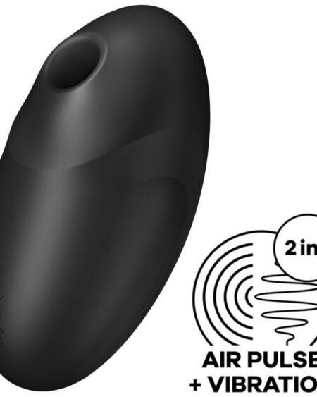 SATISFYER - VULVA LOVER 3 LUFTPULSSTIMULATOR & VIBRATOR SCHWARZ