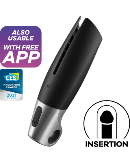 SATISFYER - POWER MASTURBATOR SCHWARZ