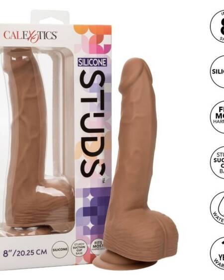 CALEXOTICS - SILIKON-NIETEN 20.32 CM BRAUN