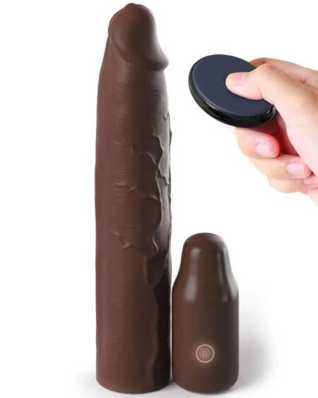 FANTASY X- TENSIONS - PIPEDREAMS HÜLSE 22,86 CM + 7,62 CM STECKER REMOTE BRAUN