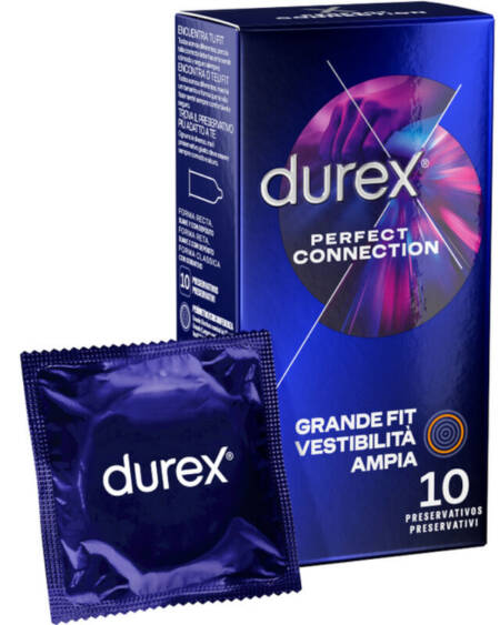 DUREX - PERFECT CONNECTION SILIKON EXTRA SCHMIERUNG 10 EINHEITEN