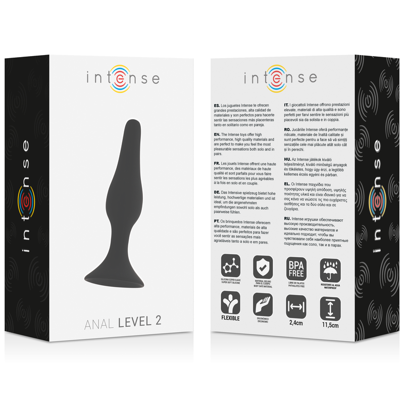 INTENSE - ANAL STUFE 2 11,5CM SCHWARZ – Bild 3