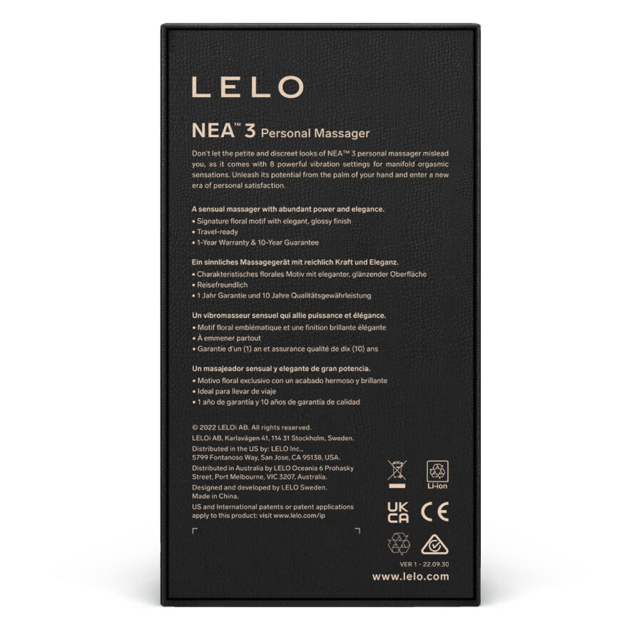 LELO - NEA 3 PERSÖNLICHES MASSAGER - BLAU – Bild 5