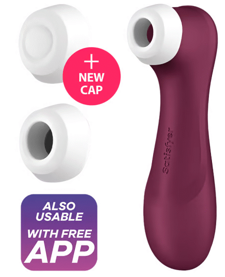 SATISFYER - PRO 2 GENERATION 3 WINE RED BLUETOOTH & APP