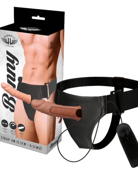 HARNESS ATTRACTION - RNES HOLLOW BENNY MIT VIBRATOR 15 CM -O- 4.5 CM