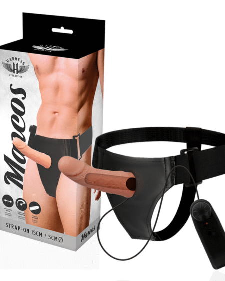 HARNESS ATTRACTION - RNES HOHLRAHMEN MIT VIBRATOR 15 CM -O- 5 CM