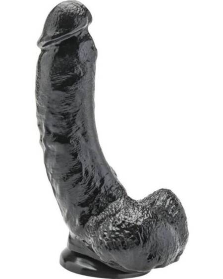 GET REAL - DILDO 20,5 CM MIT KUGELN SCHWARZ