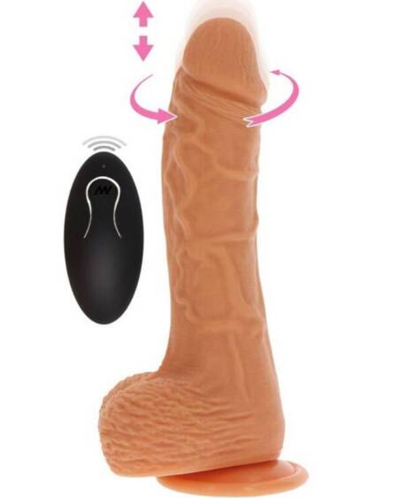 GET REAL - UP&DOWN ROTIERENDE VIBR-DILDO-HAUT