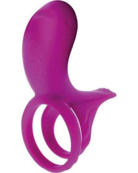 XOCOON - PAAR-STIMULATORRING FUCHSIA