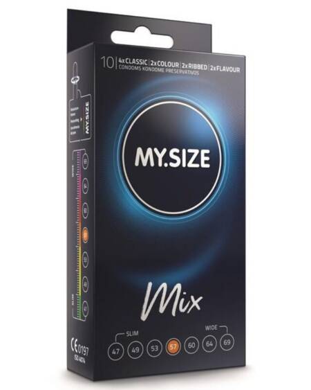 MY SIZE - MIX KONDOME 57 MM 10 EINHEITEN