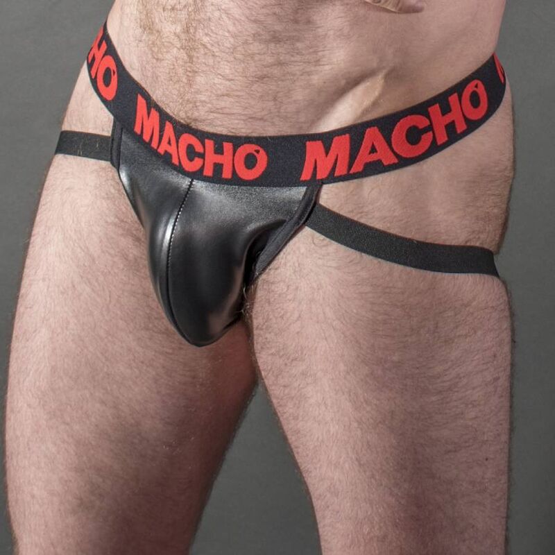 MACHO - MX25RC JOCK ROTES LEDER M – Bild 2