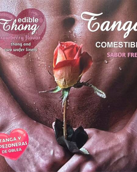 HOTFLOWERS - HERREN-TANGA+ 2 ERDBEER-WAFER-NIPPEL /es/pt/en/fr/it/