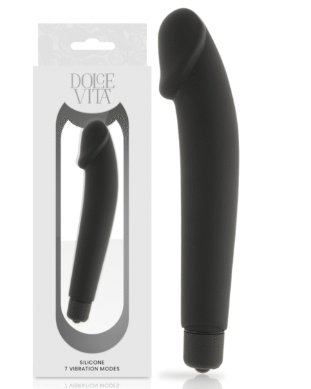 DOLCE VITA - REALISTIC BLACK SILICONE